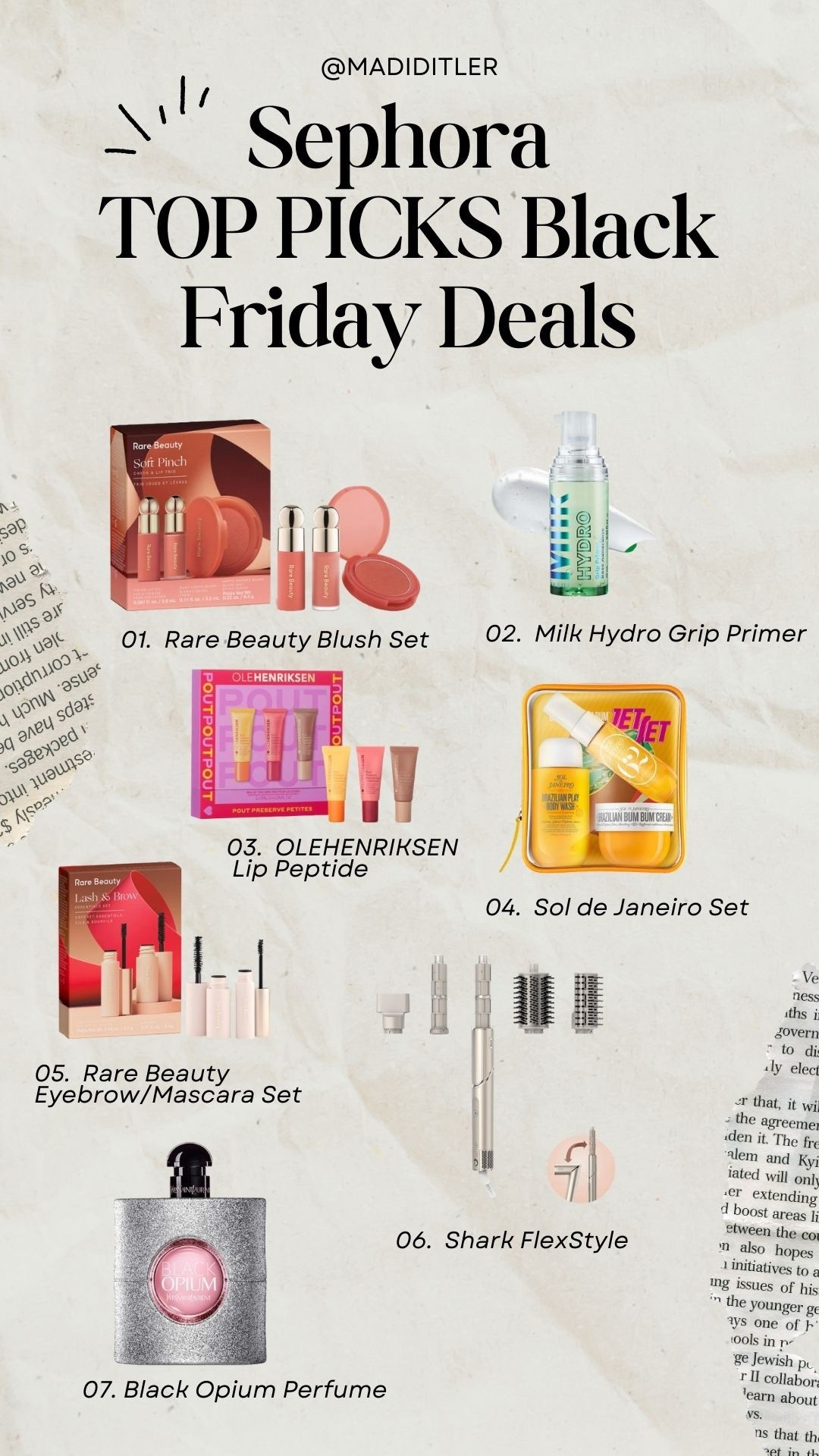 Sephora Black Friday and cyber Monday top picks! @sephora 


#LTKHoliday #LTKCyberWeek #LTKGiftGuide