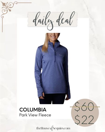 63% OFF Columbia fleece pullover! 