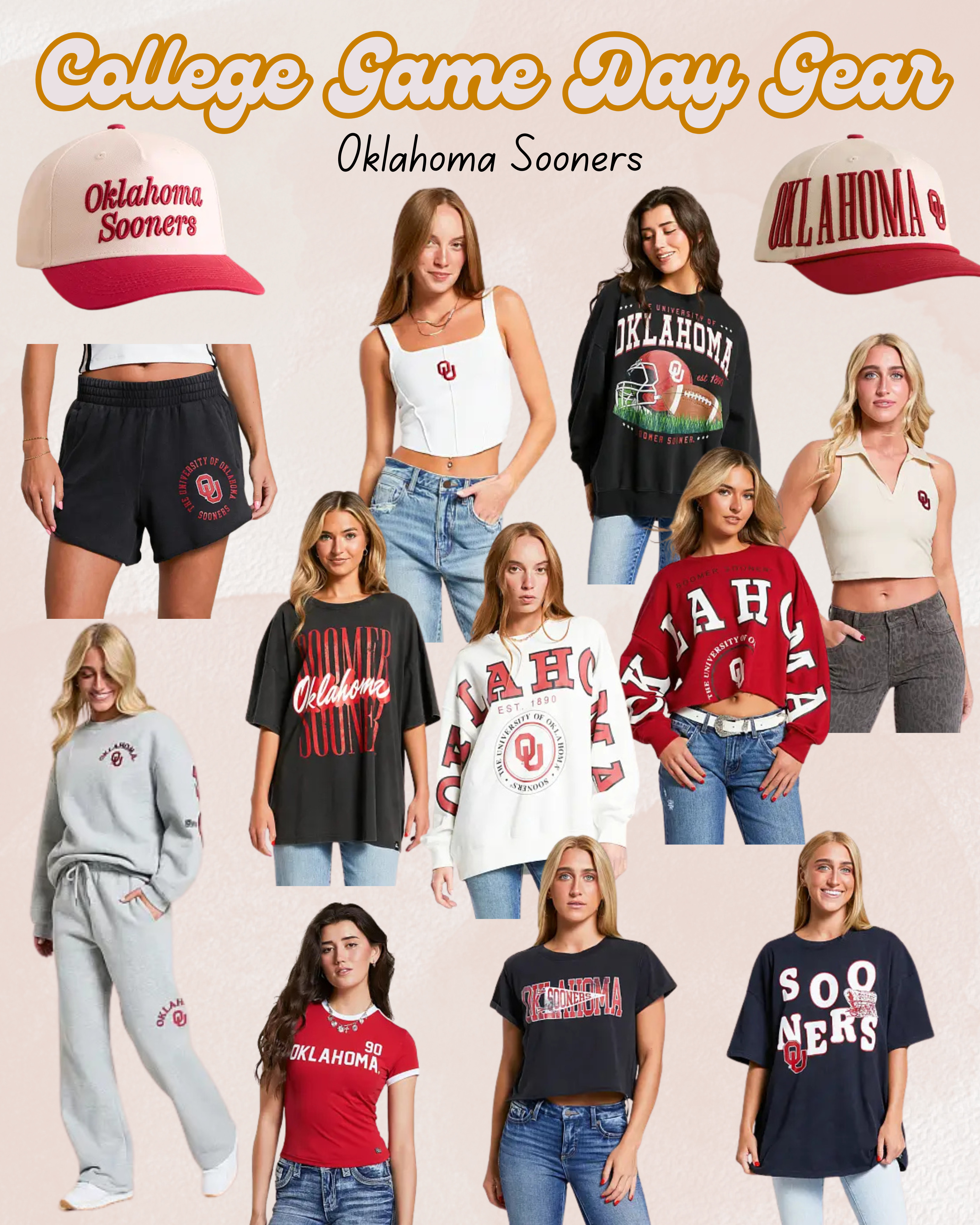 Buckle has the cutest game day gear.  Perfect for Fall.  Wear to football, basketball, baseball, or any games or events for the matter.  Here is the options for Oklahoma Sooners gear! 

 #LTKSeasonal #LTKActive #LTKStyleTip