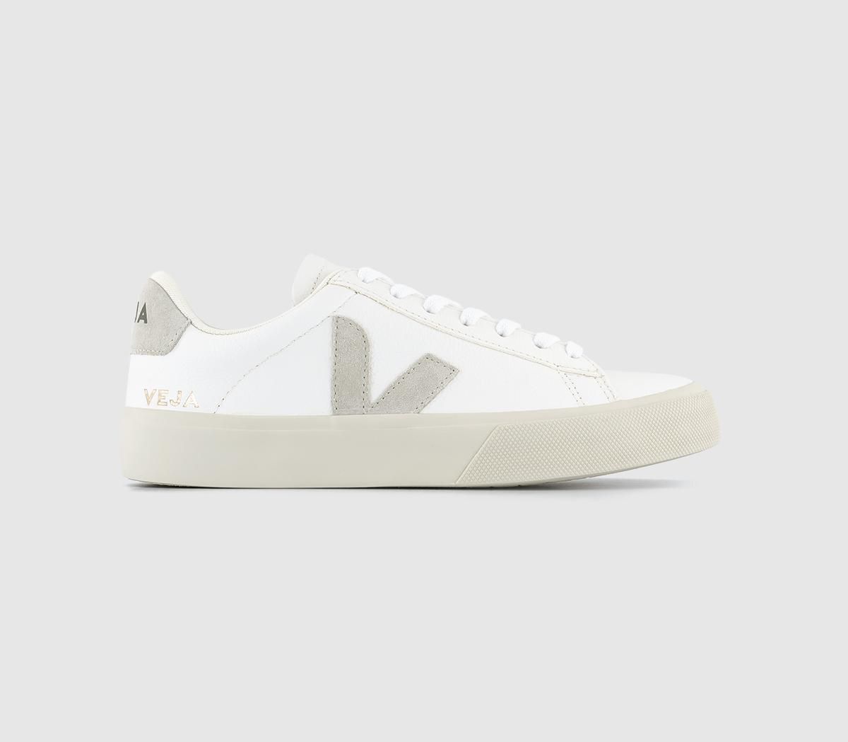 Veja Campo Trainers White Natural Leather  F - Hers trainers | OFFICE London (UK)