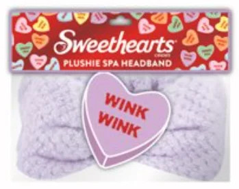 Sweethearts Spa Headband, Purple, Wink Wink, One Size | Walmart (US)