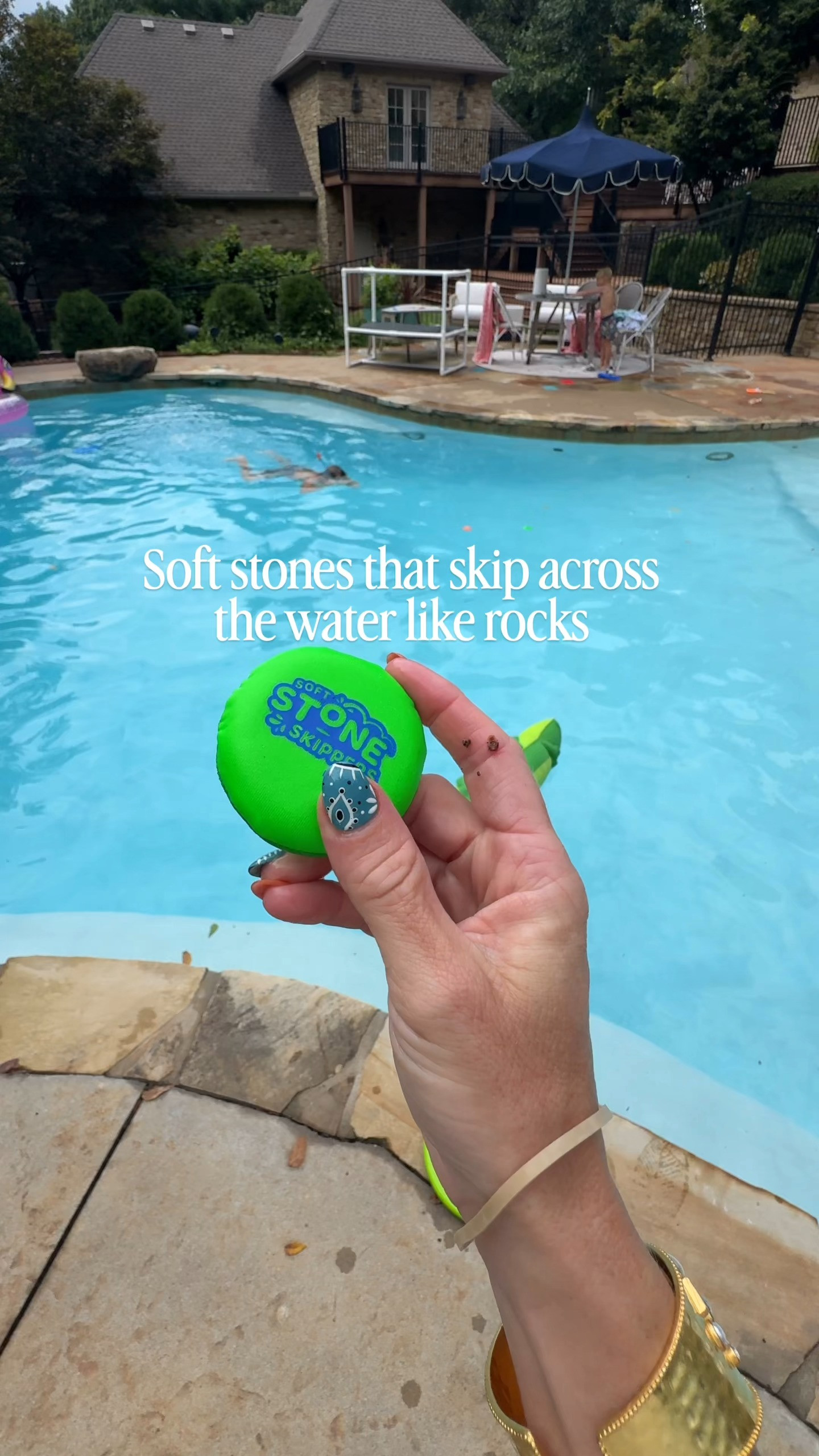  Our favorite pool tops for kids.  We got these for my 6 year olds birthday, these soft stones skip like real rocks.

#PoolToys #GiftsForKids #PoolGames #PoolParty

 

#LTKFamily #LTKSwim #LTKMens