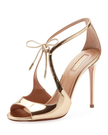 Aquazzura Oscar X Cross Sandals | Bergdorf Goodman