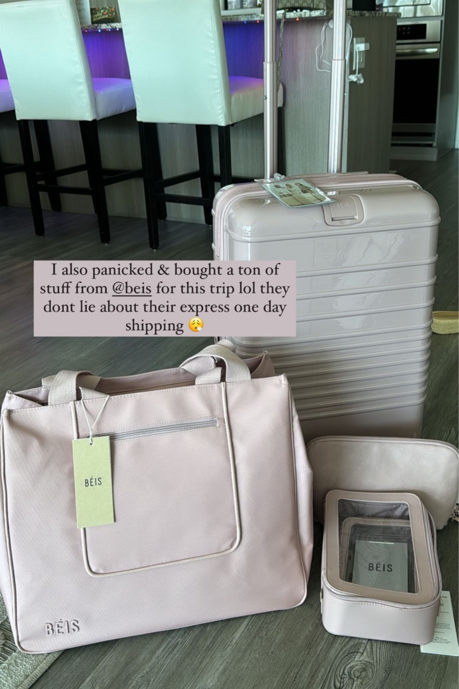 Panic bought a ton of Beis for my trip thanks to their express shipping 😮‍💨

#LTKTravel #LTKItBag #LTKSeasonal