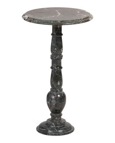 14x24 Solid Marble Shaped Base Table | TJ Maxx