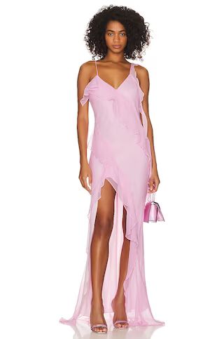 Amanda Uprichard X Revolve Cassilda Gown in Baby Pink from Revolve.com | Revolve Clothing (Global)