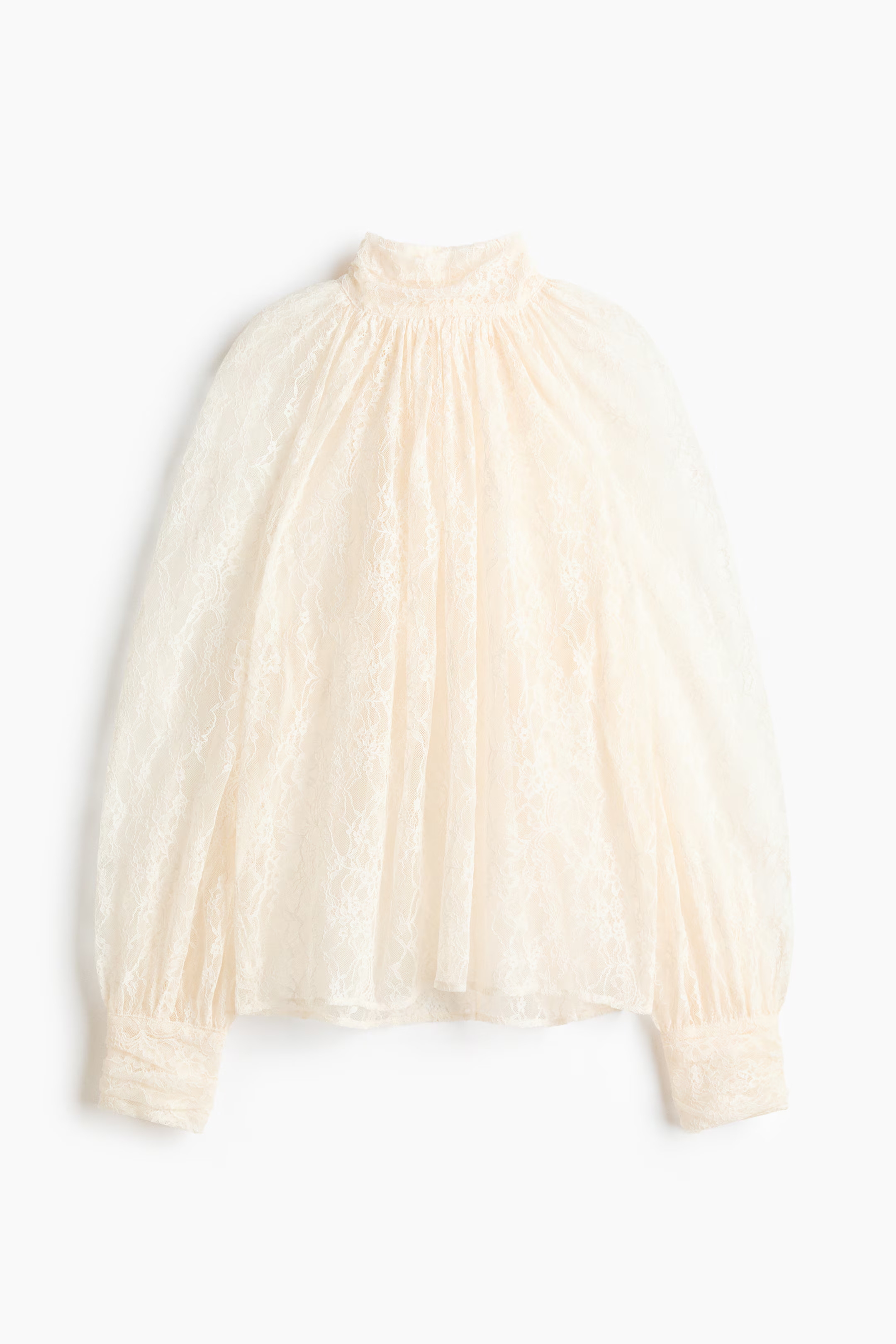 Oversized lace blouse | H&M (UK, MY, IN, SG, PH, TW, HK)