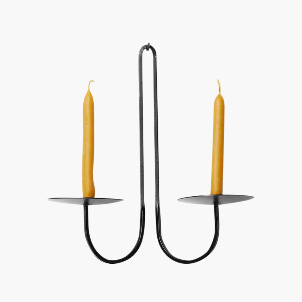 Mortimer Black Double Sconce | Dear Keaton