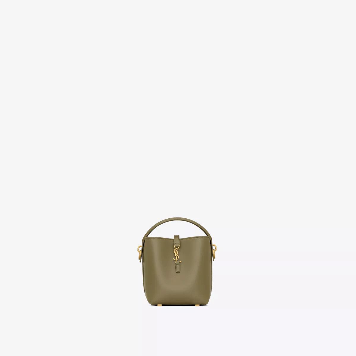 Le 37 Mini In Shiny Leather Green One Size | Saint Laurent Inc. (Global)