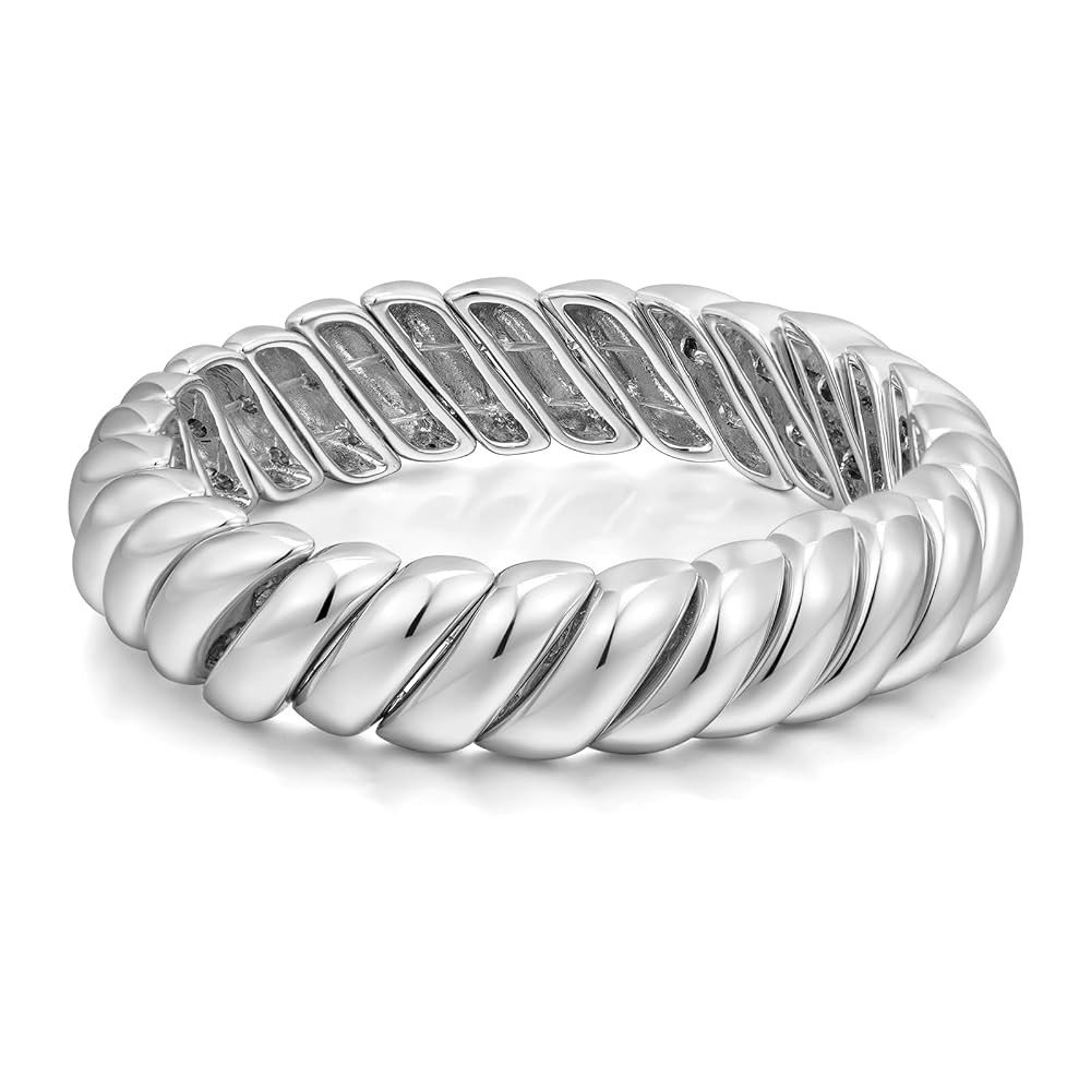 FAMARINE Gold Silver Chunky Bangle Bracelet for Women Men | Amazon (US)