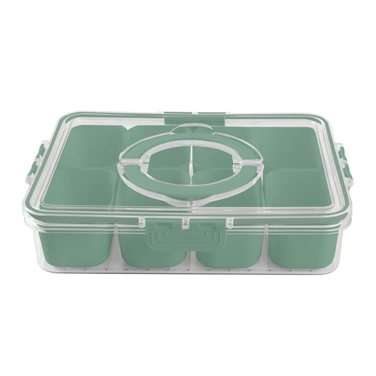 Cook With Color Snackle box for Kids Lunch Box and Snack Container, Sage | Walmart (US)