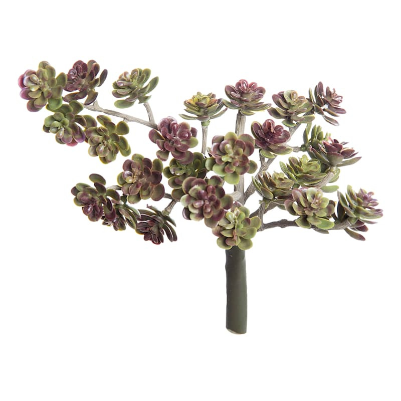 Mini Green & Purple Sedum Pick, 5.5" | At Home