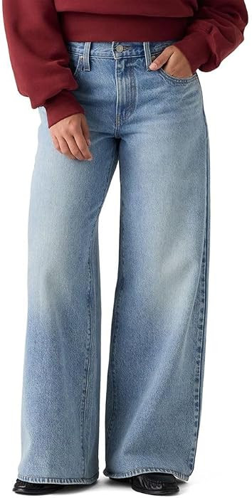 Levi's Women's Middy Wide Leg Jeans | Amazon (US)