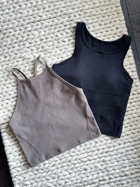I’m loving cute tank tops layered with cozy zip up hoodies lately. Both of these options are great. 

lululemon Tank Tops - Spring Outfit - Gym Clothes 

#fitness #lululemon 

#LTKstyletip #LTKfitness