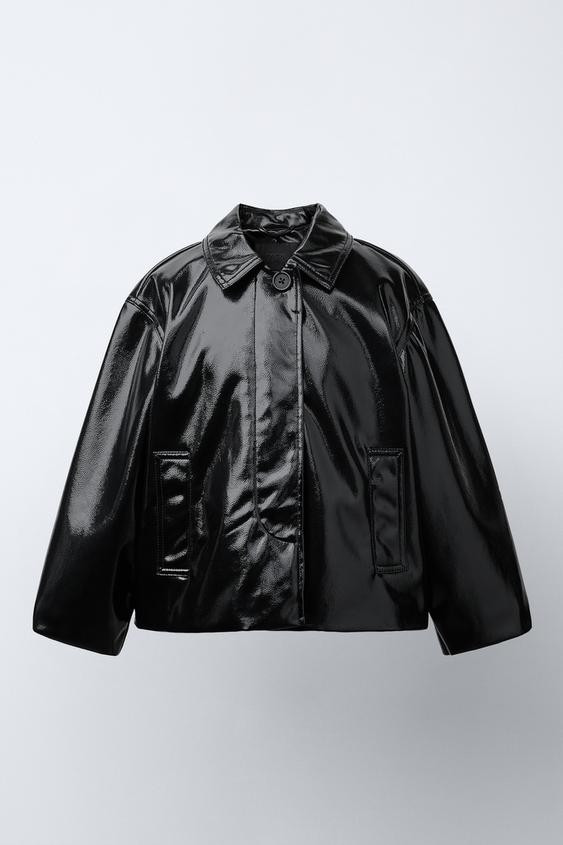 FAUX LEATHER JACKET | Zara US