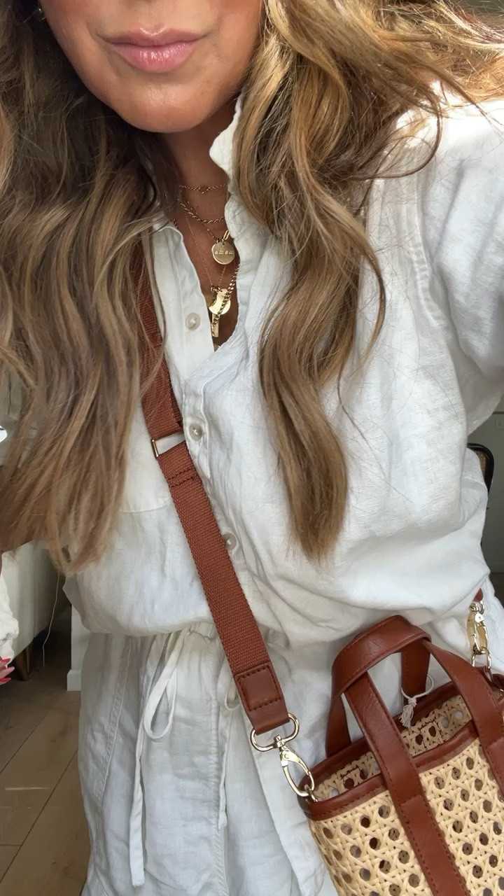 Target HAUL 🎯🌸🌞
This handbag is only $20!!!! And, these linen blend sets are back again!! This is my third year buying them.
This year, they are softer!! Size down in shorts!!! I’m wearing a size small + Medium in tops. 

#targetfashion #targethaul #targetstyle #targetfinds #springoutfit #springbag #springsandals #over40fashion #over40blogger 