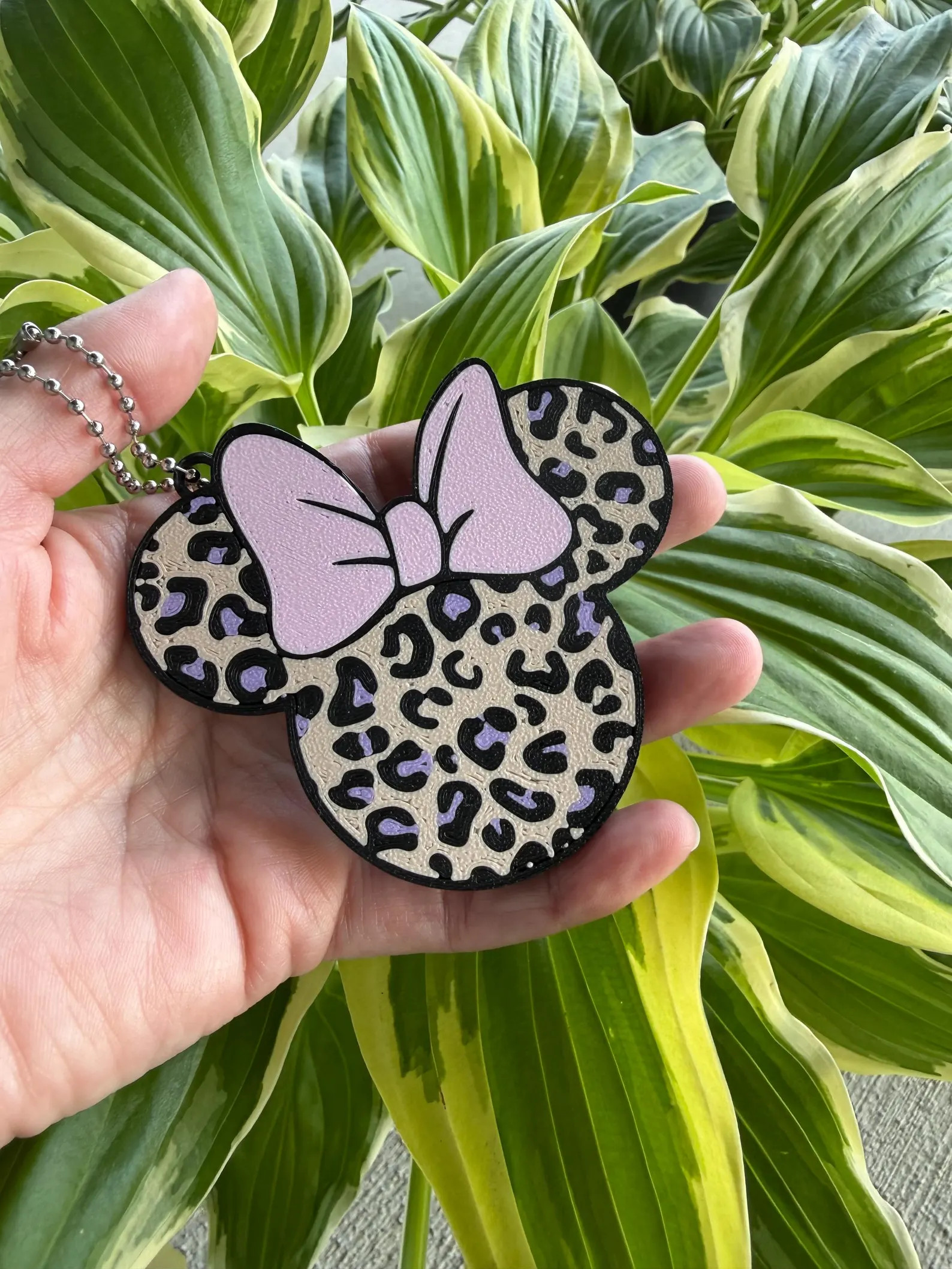 Mouse Ears Leopard Keychain Can Opener Nail Saver | Etsy (Global)