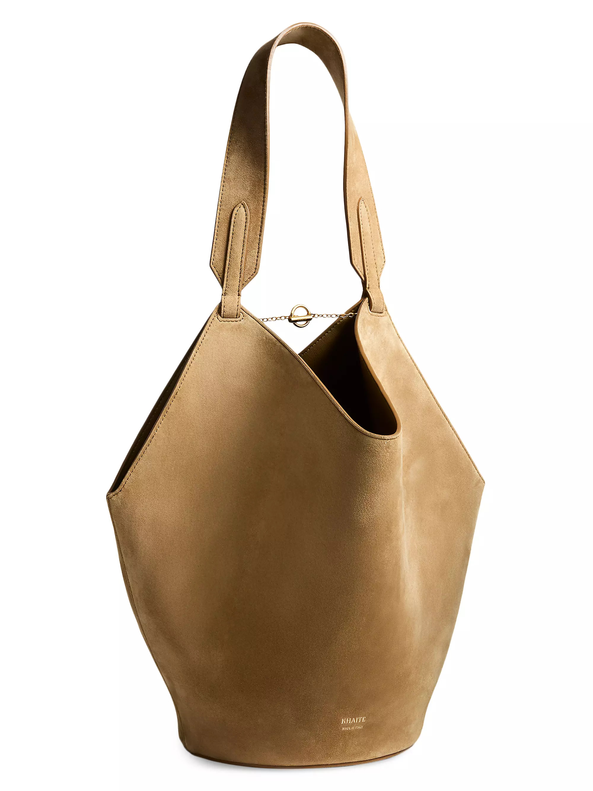 Small Lotus Suede Tote | Saks Fifth Avenue
