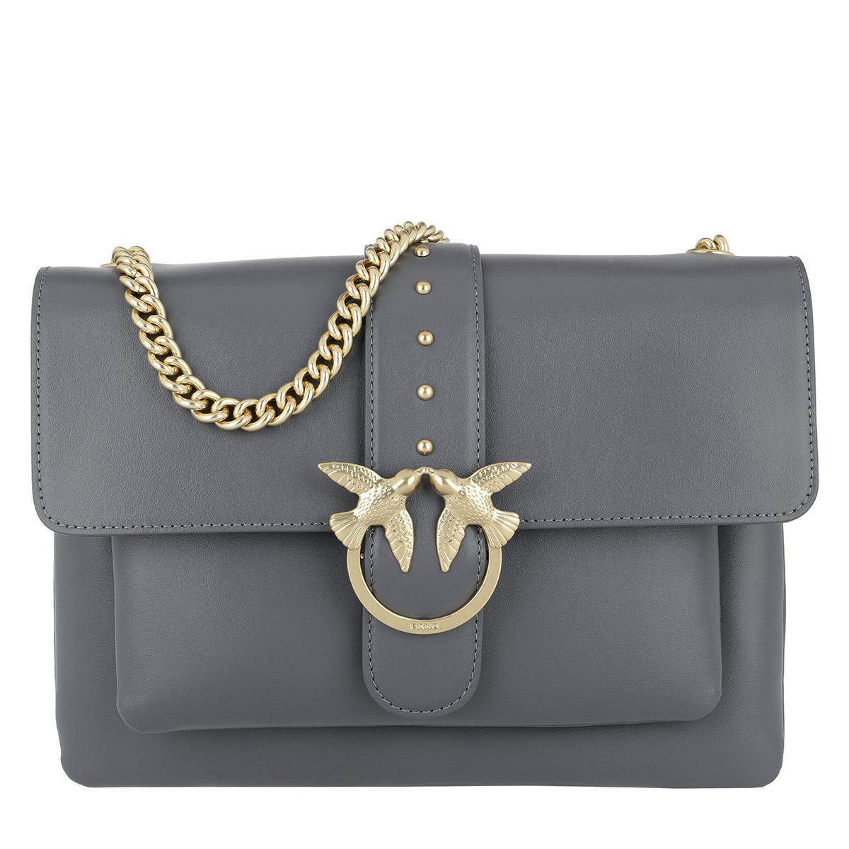 Pinko Umhängetasche - Big Love Simply Crossbody Bag Grigio - in grau - für Damen | Fashionette FR & DE