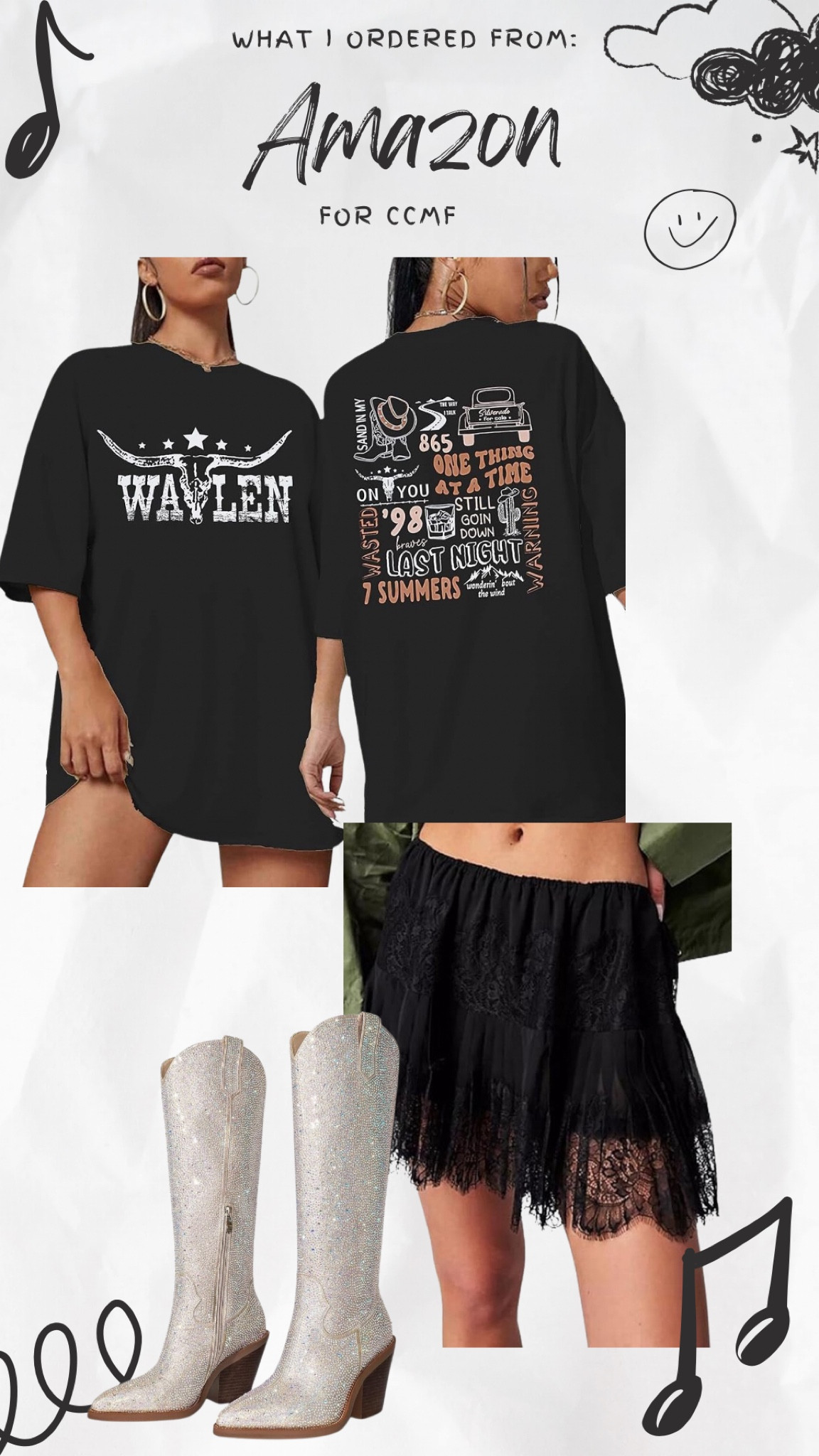 What I ordered from Amazon for CCMF
.
.
.


#LTKStyleTip #LTKFestival #LTKTravel