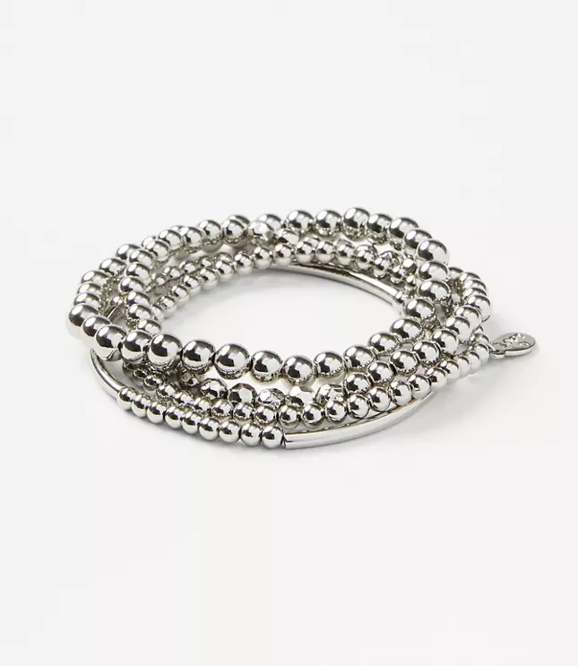 Metal Ball Stretch Bracelet | LOFT