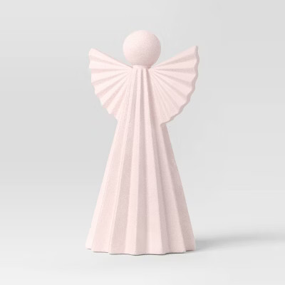 9" Flocked Angel Figurine - Wondershop™ | Target