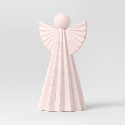 9" Flocked Angel Figurine - Wondershop™ | Target