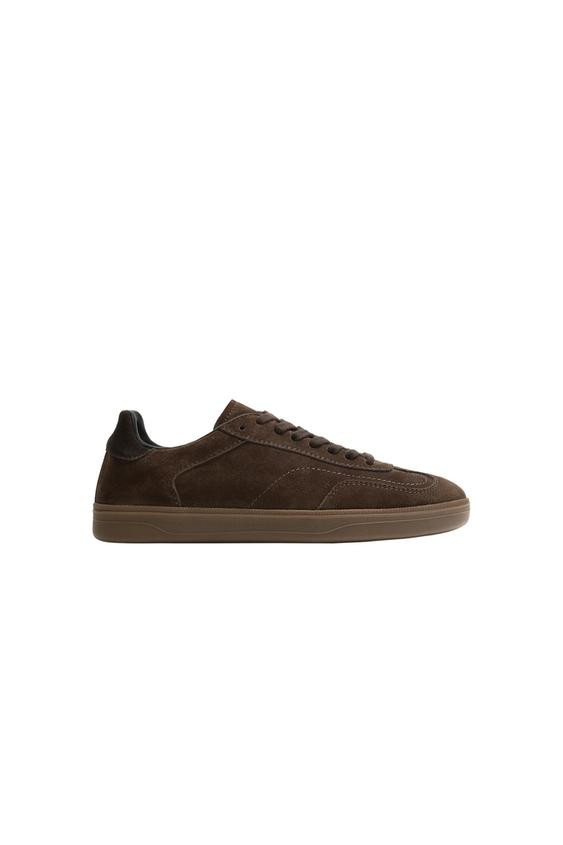 LEATHER SNEAKERS | Zara US