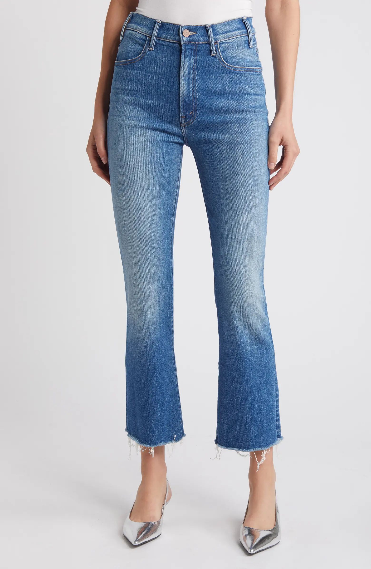 The Hustler Frayed Ankle Jeans | Nordstrom