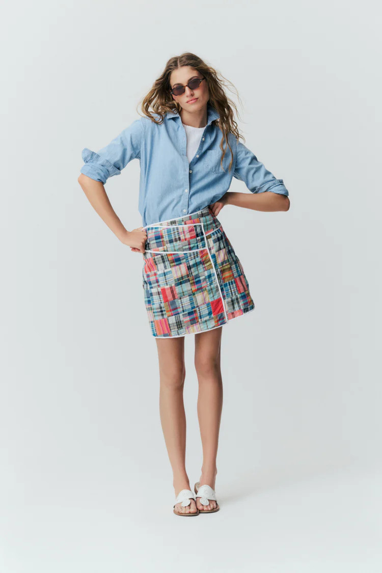 Heritage Madras Marcy Mini Skirt | Tuckernuck (US)