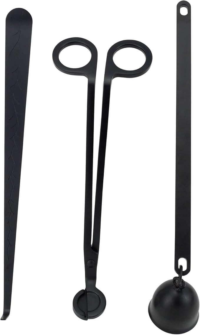 3 in 1 Candle Accessory Set with Candle Wick Trimmer & Wick Dipper & Candle Snuffer Extinguisher,... | Amazon (US)