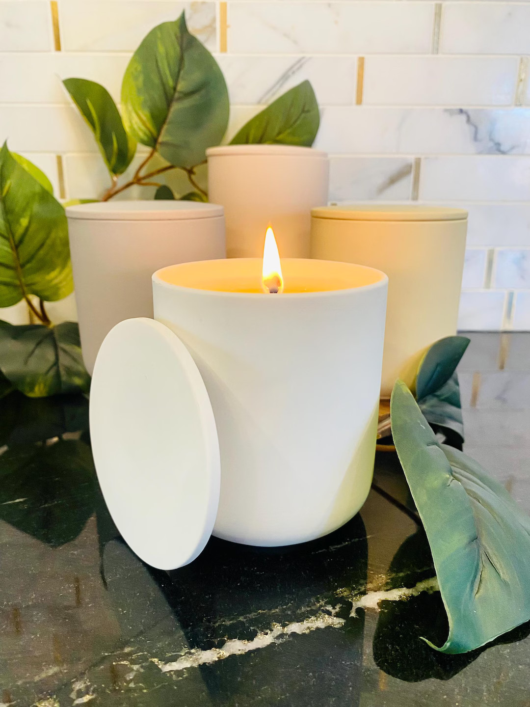 14oz Non-toxic Soy Wax Candle: Clean Burning, Strong Scent Fall Candles - Etsy | Etsy (US)