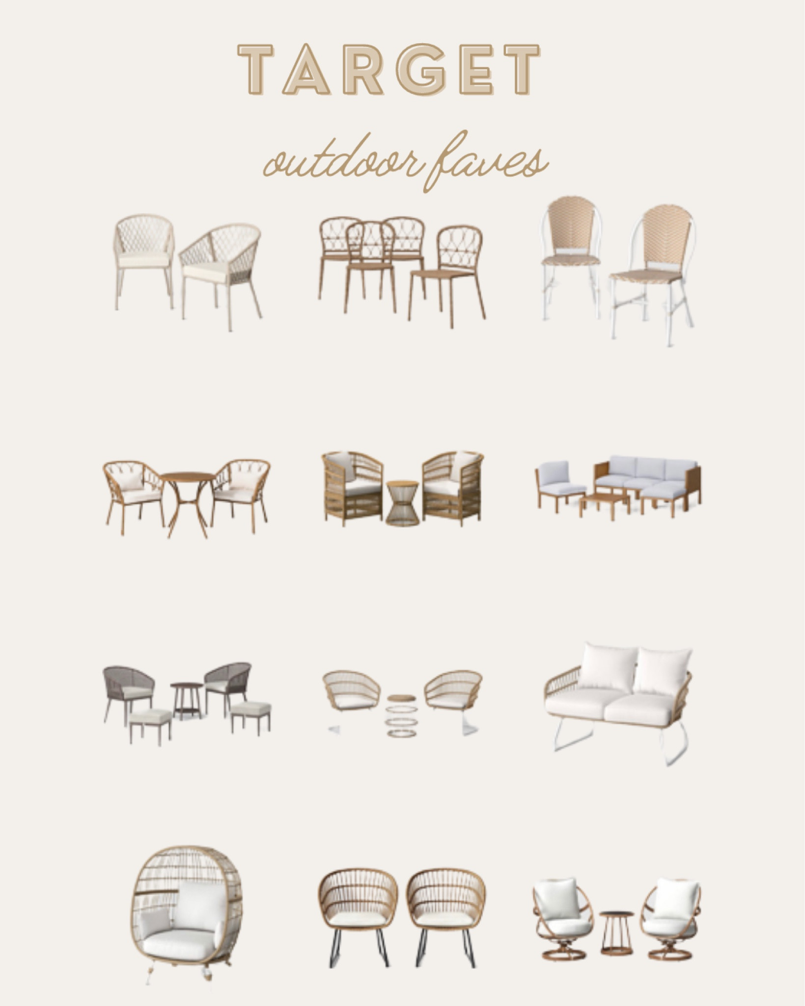 Check out my favorite outdoor furniture from Target! 

#LTKFind #LTKhome #LTKSeasonal