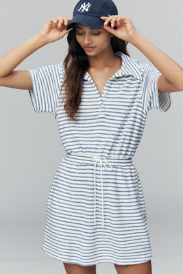 Sundry Short-Sleeve Stripe Mini Dress | Anthropologie (US)