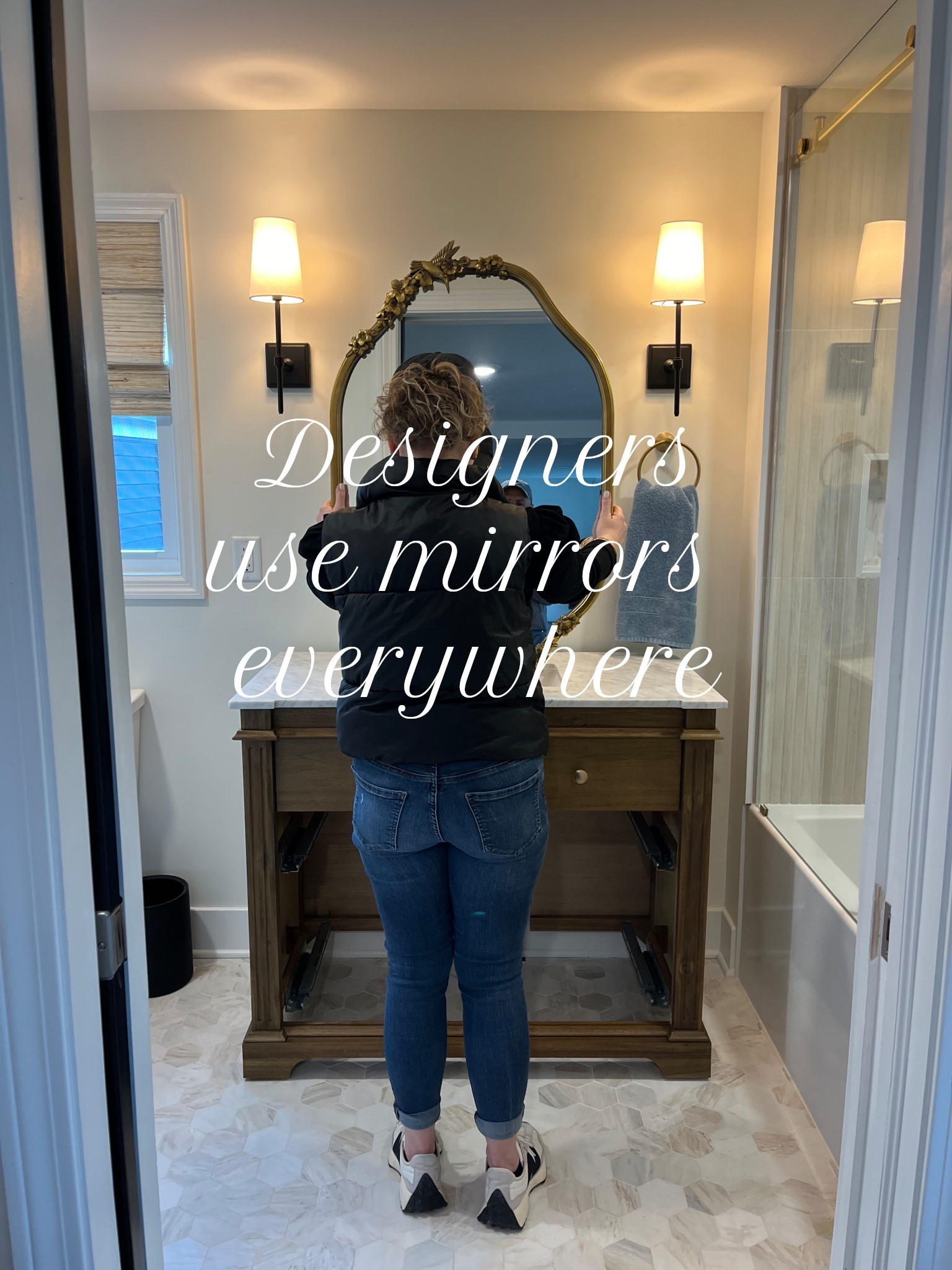 Bathrooms, bedrooms, hallways, and gallery walls. They reflect light, open up a space, and instantly make a room feel more finished. Sharing a mix of my favorite mirrors in all sizes for every room.

#amandacodesign #ltkhome #mirrors

#LTKHome