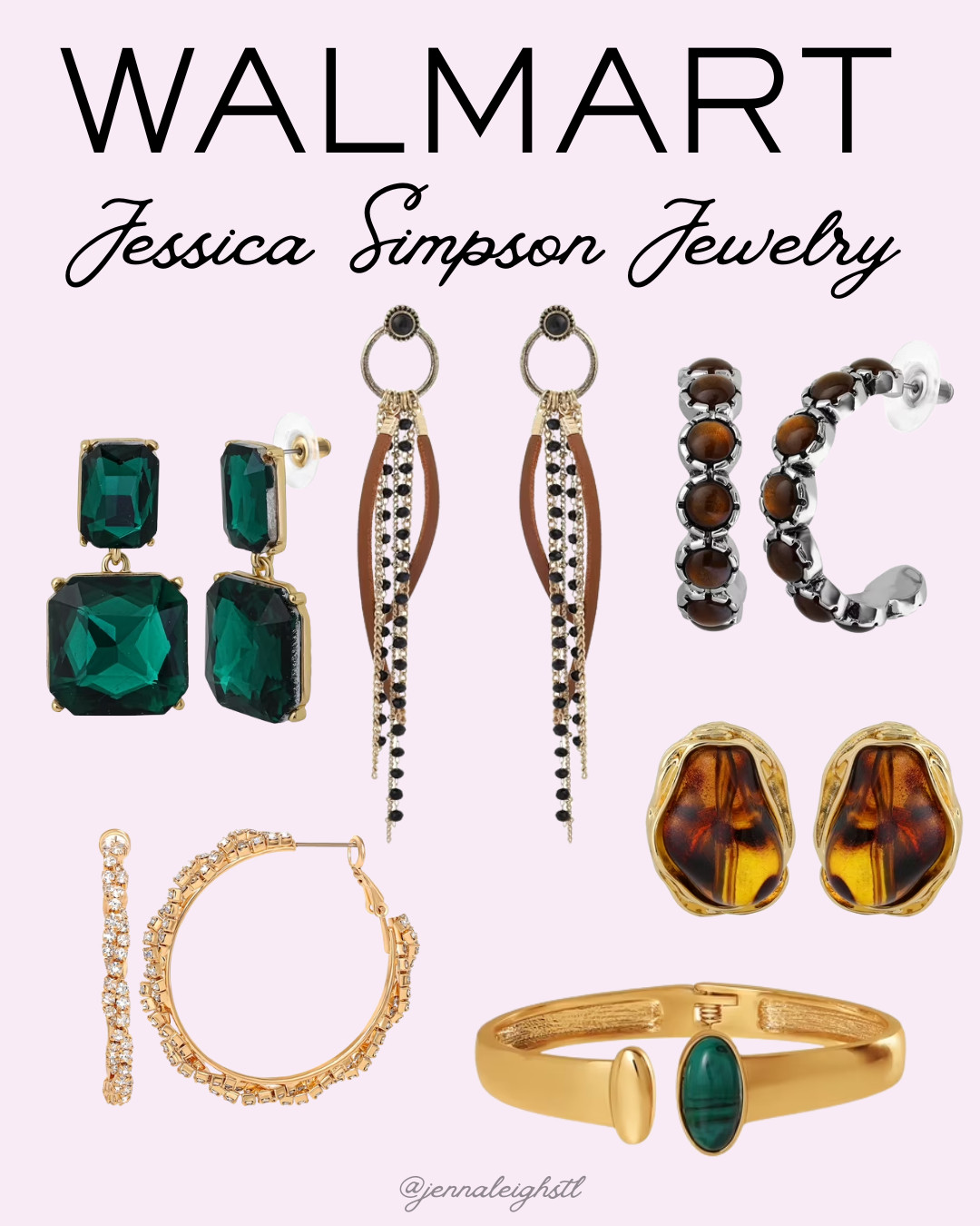 New Jessica Simpson jewelry finds at Walmart! I’m loving all the warm colors in these pieces. Such pretty shades for adding a little something extra to your fall outfits. 

 #LTKootd #LTKSeasonal #LTKBeauty