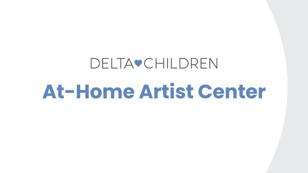 Delta Children At-Home Artist Center Deluxe - Double-Sided Easel, Greenguard Gold Certified, Grey | Walmart (US)