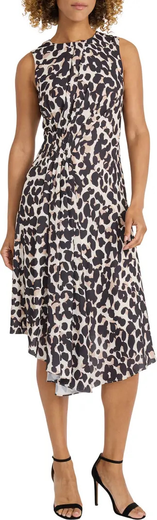 Maggy London Drape Side Midi Dress | Nordstrom | Nordstrom