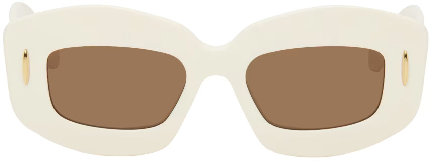 LOEWE - Off-White Screen Sunglasses | SSENSE