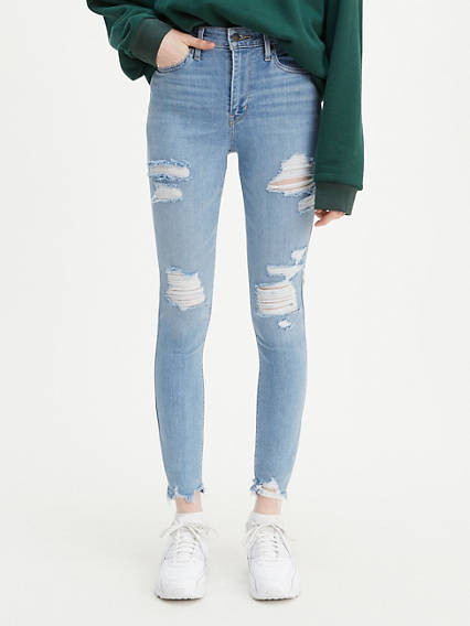 Levi's 721 High Rise Skinny Ripped Women's Jeans 26x30 | LEVI'S (US)