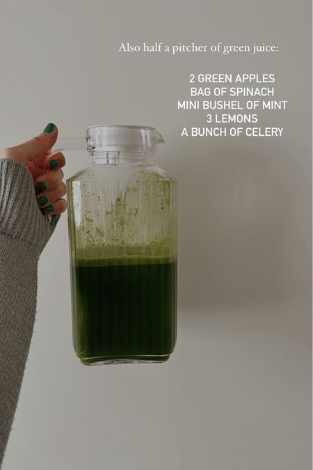Green juice recipe & my current juicer 🌿

#LTKSpringSale #LTKfindsunder100 #LTKhome