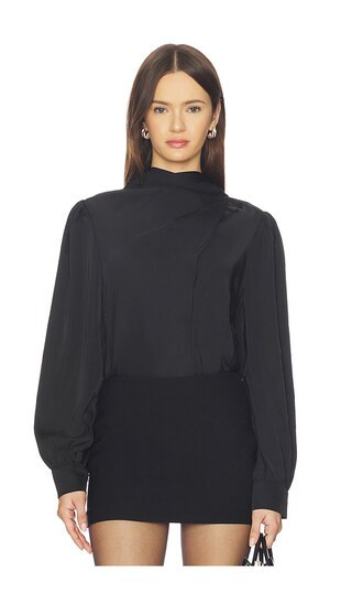 ASTR the Label Ivonne Top in Black. - size L | Revolve Clothing (Global)