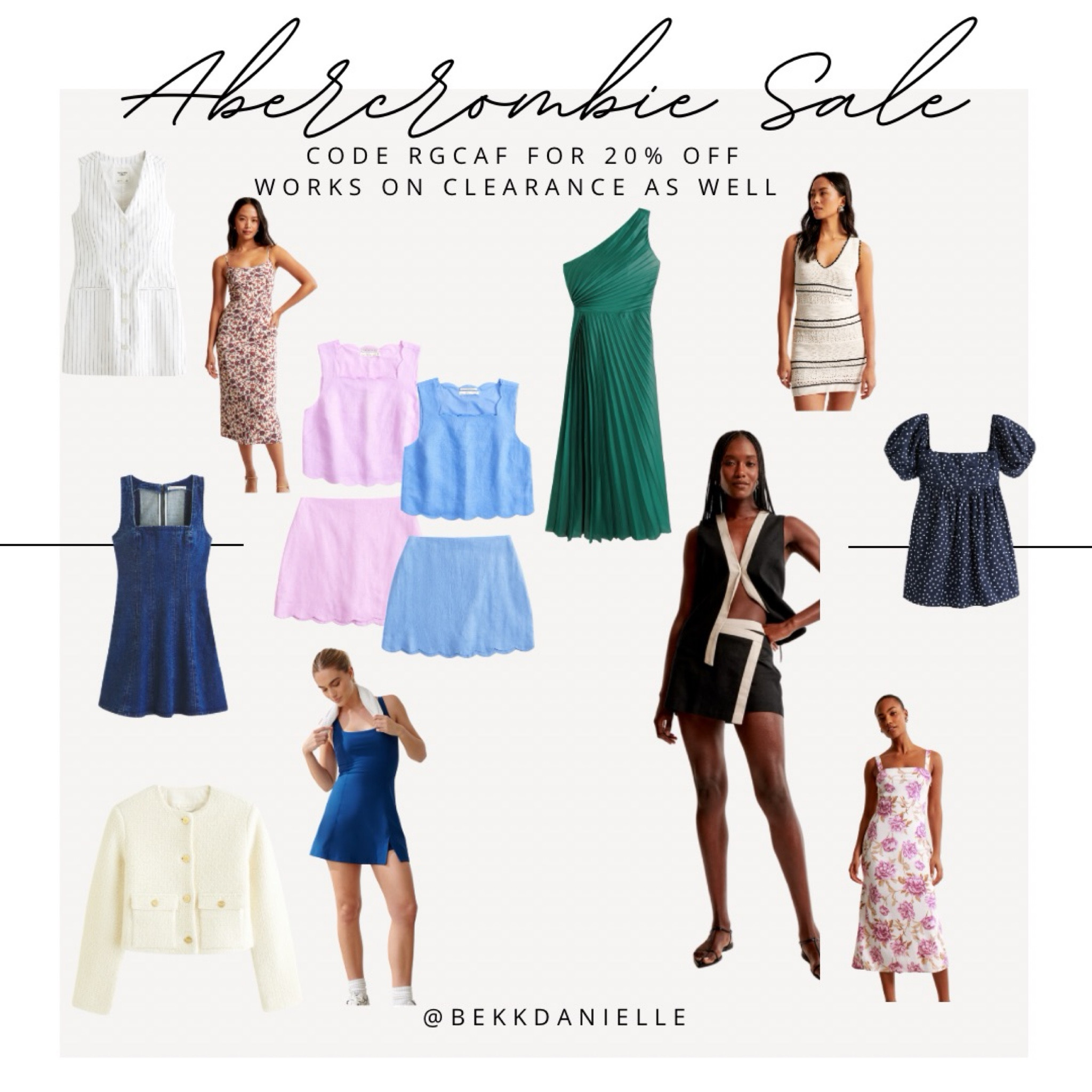 Love a good Abercrombie sale! Code works on clearance items as well!

#LTKsalealert