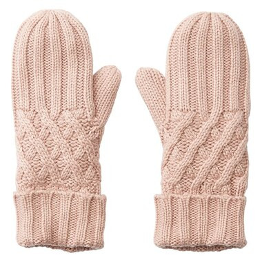 LOVE AND LORE REMY RIB MITTENS BLUSH PINK | Indigo (CA)