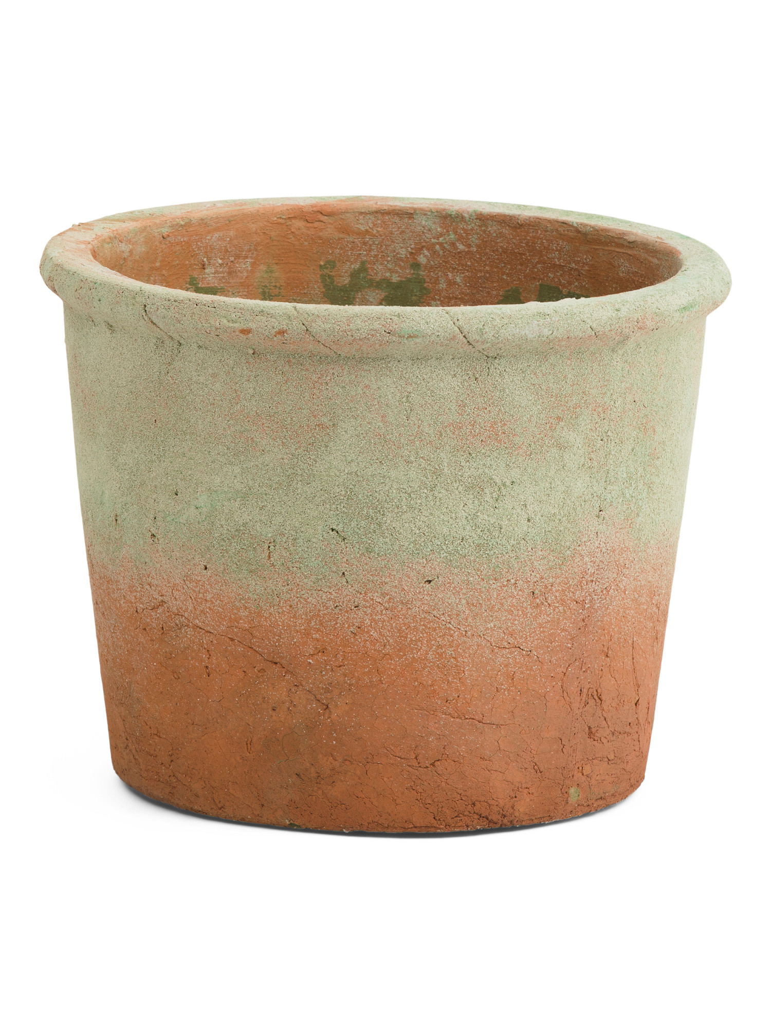 8.5x6.5 Weathered Terracotta Garden Pot | TJ Maxx