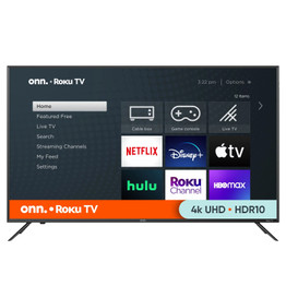 Click for more info about onn. 50” Class 4K UHD (2160P) LED Roku Smart TV HDR (100097811) - Walmart.com