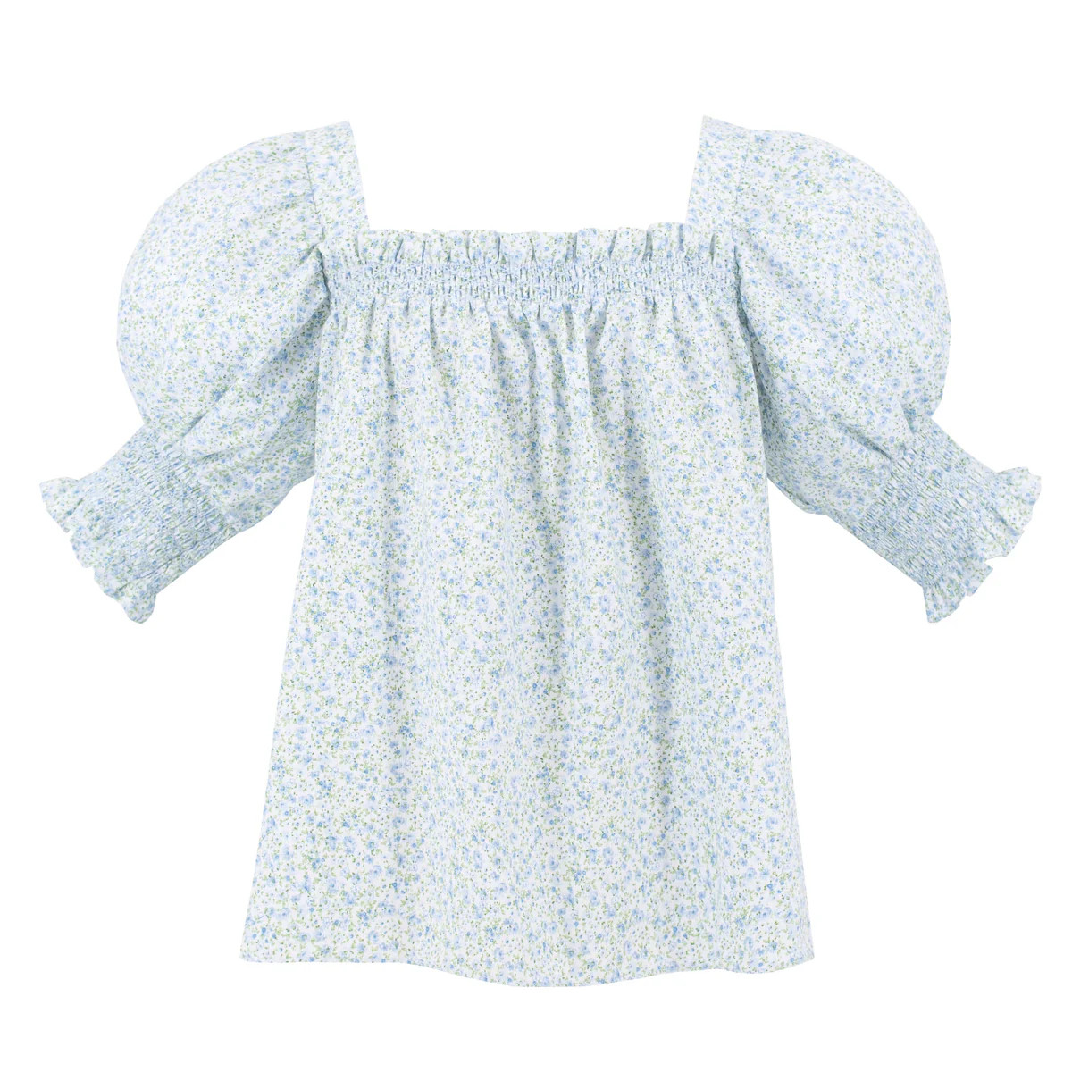 Women's Eloise Shirt - Juliette Blue Floral | Dondolo