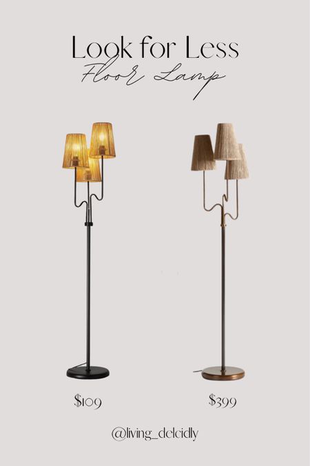 This designer look-for-less floor lamp is back in stock on Amazon✨It looks identical to the C&B one that I have!

#LTKHome