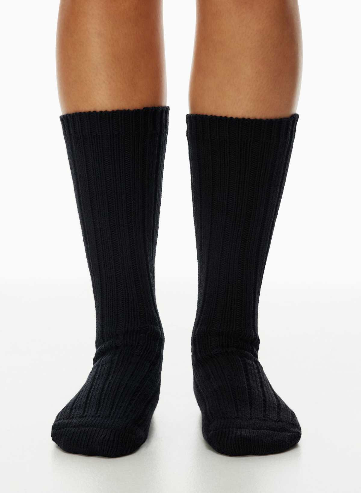Tna Snuggle Calf Socks in Black size Medium/Large | Aritzia