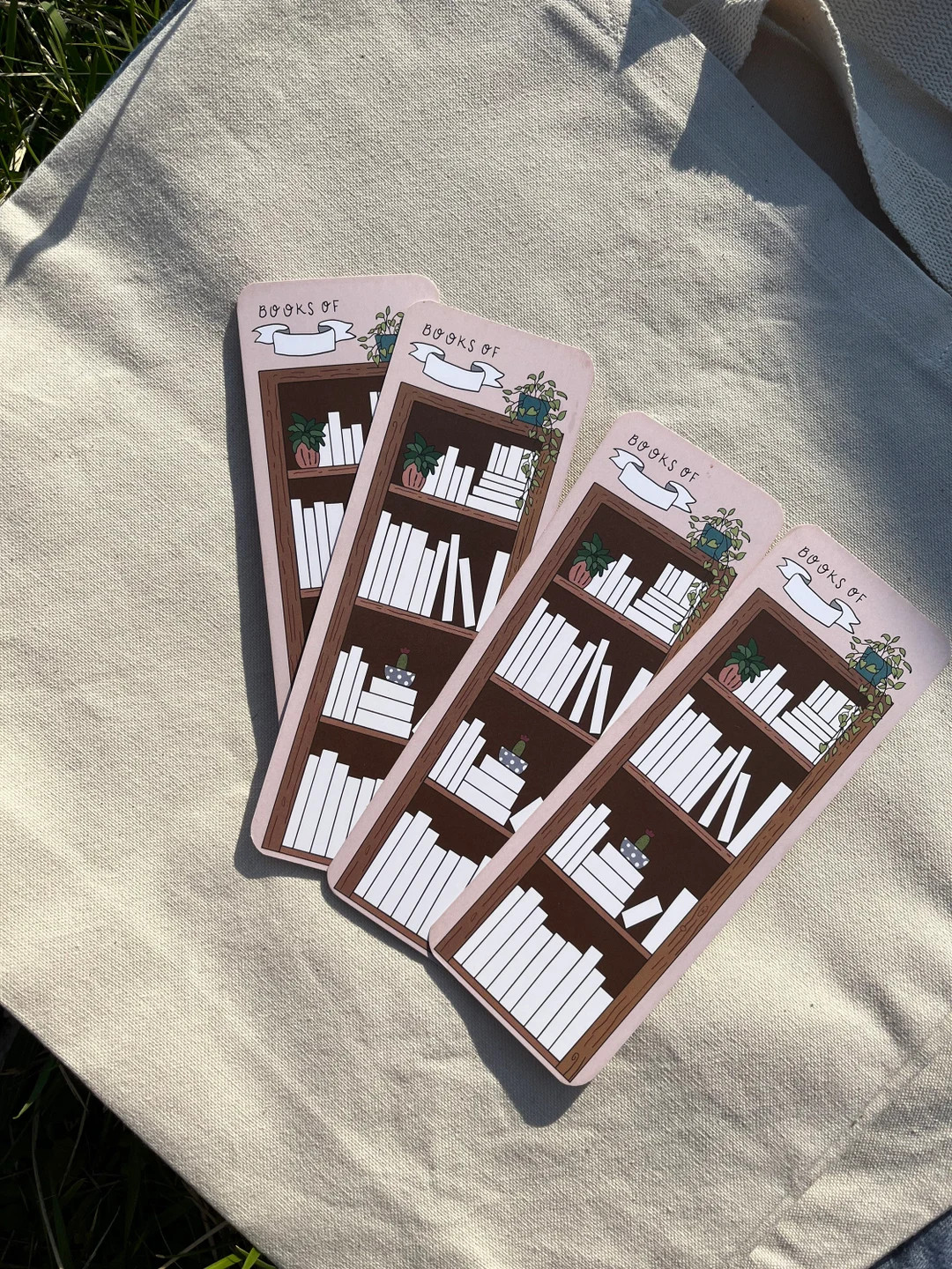 Book Tracker Bookmarks Pack of 4 Double Sided. - Etsy | Etsy (US)